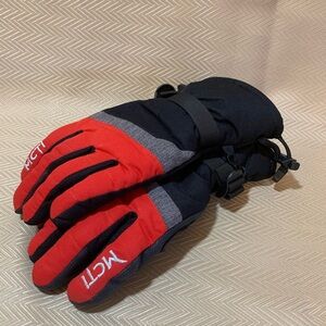 Red & Black MCTI Ski Gloves